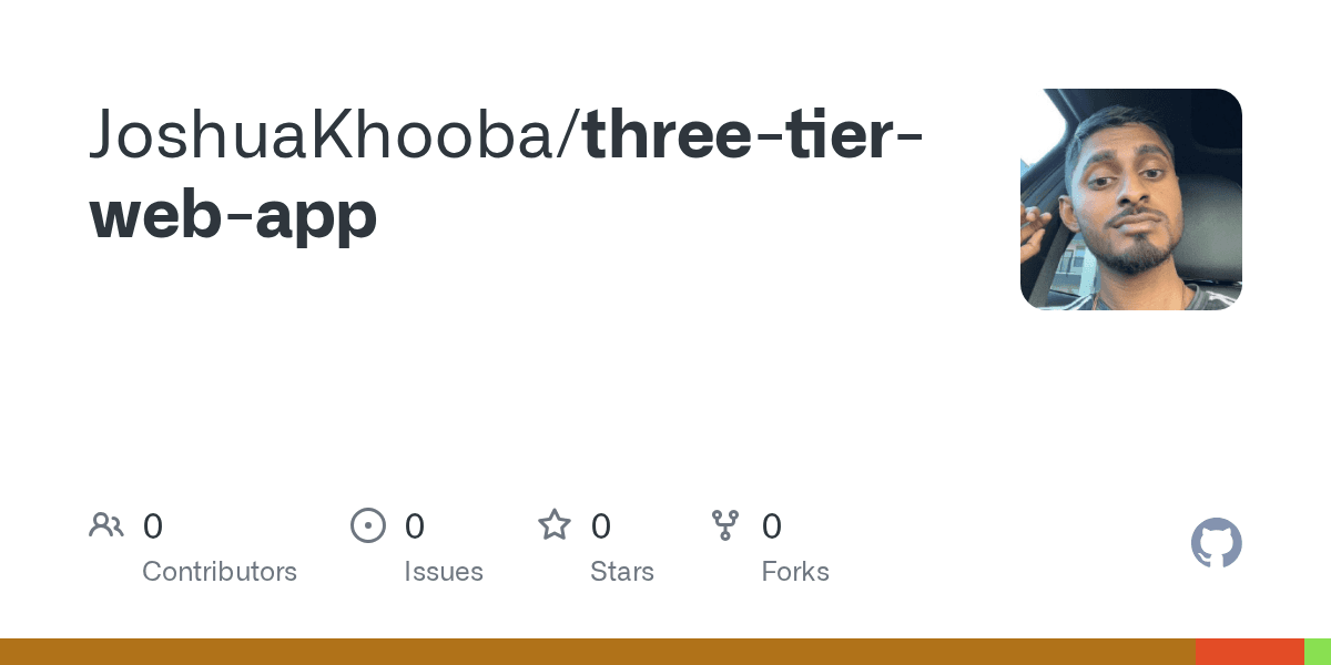 Three-Tier Web App